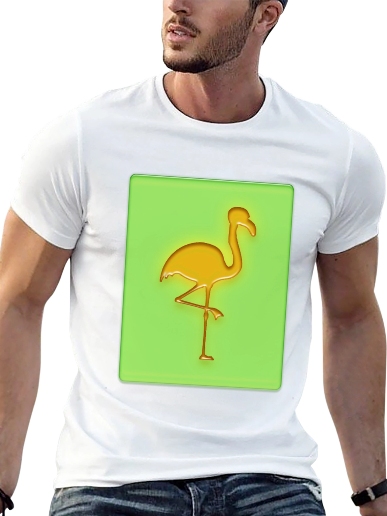 Flamingo Graphic T-Shirt - Tropical Vibes