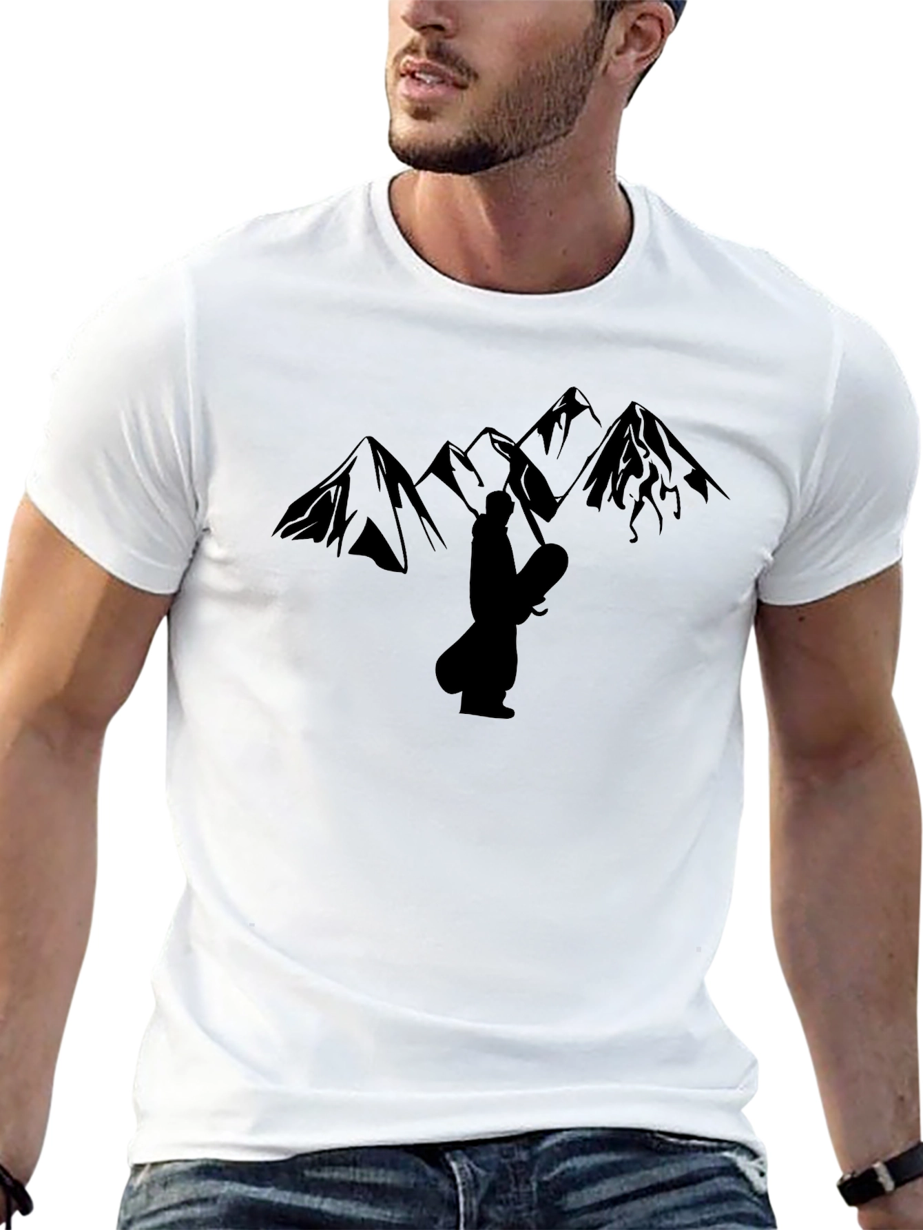 Mountain Graphic Tee - Black T-Shirt