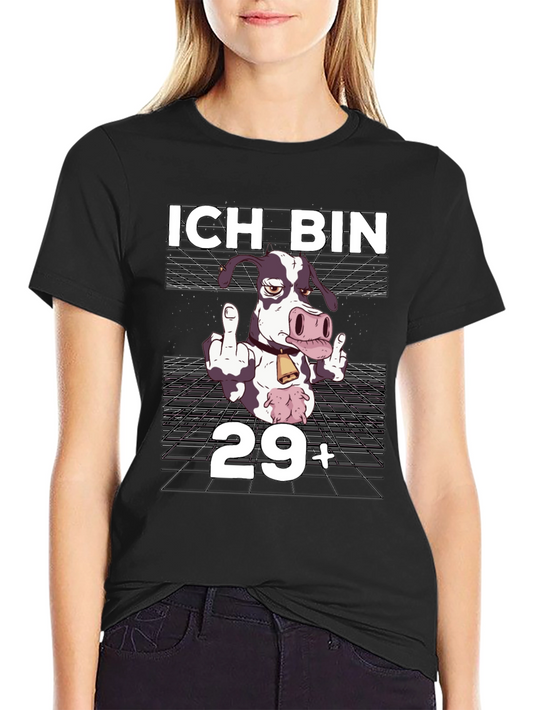Funny Cow 29+ Birthday T-Shirt
