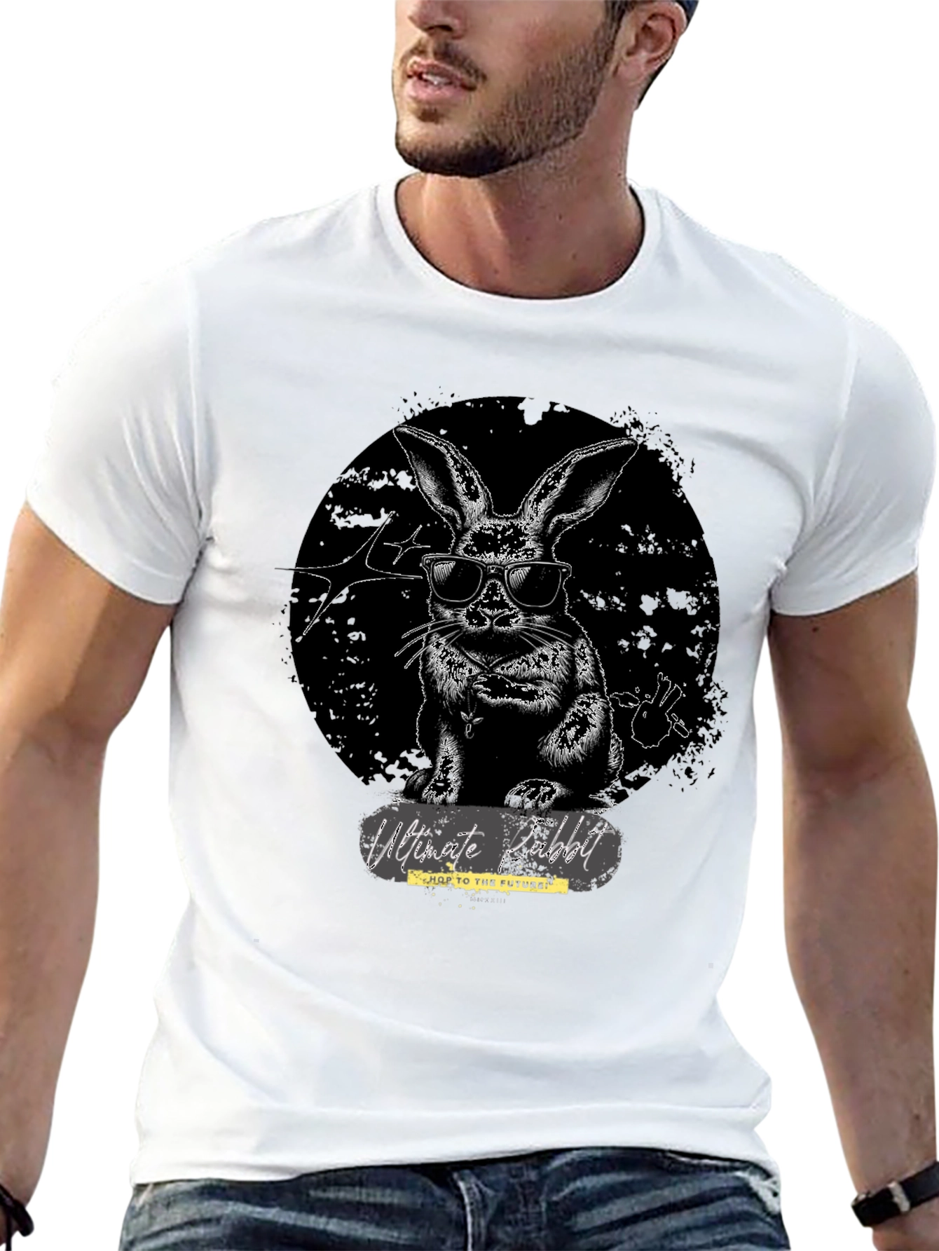 Cool Rabbit Graphic Tee - Ultimate Rabbit