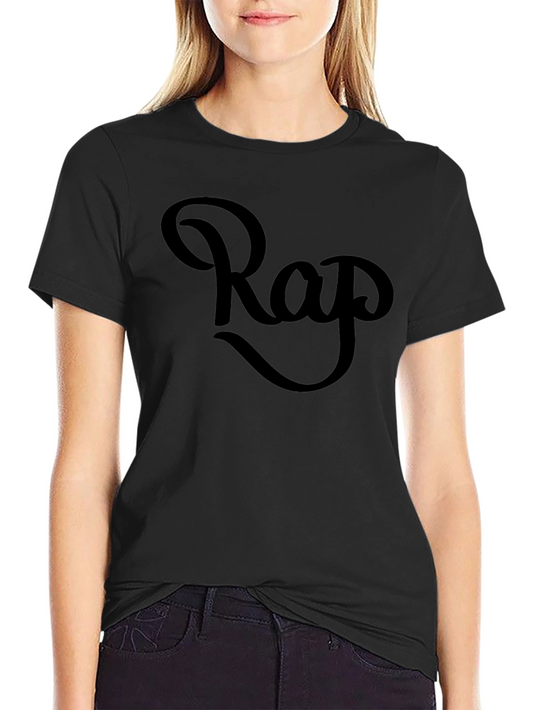 Cool Rap Graphic Black T-Shirt