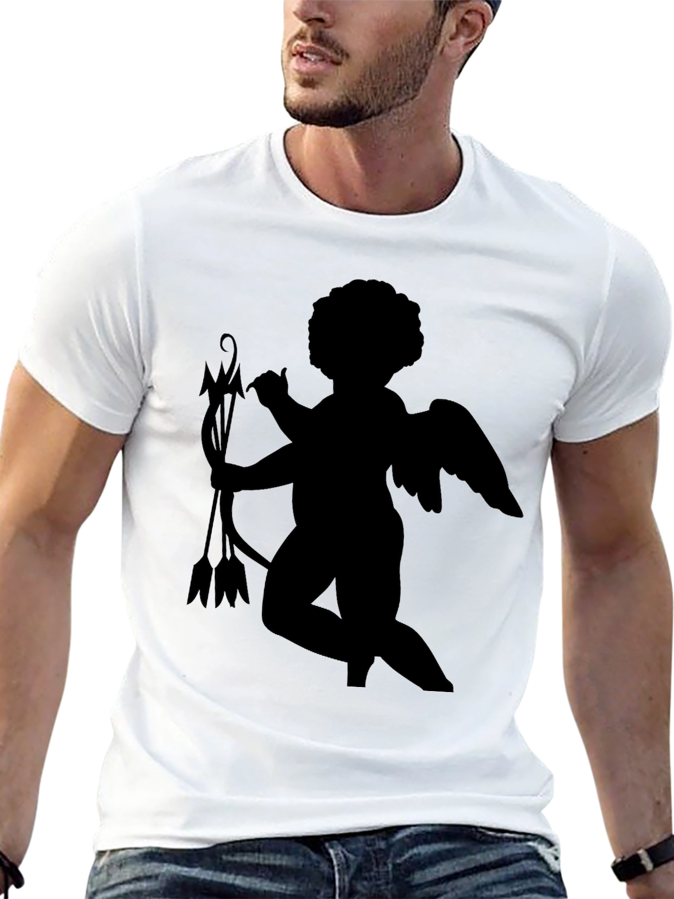 Cupid Arrow Graphic Tee - Black T-Shirt