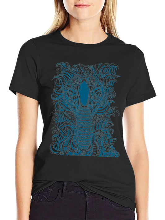 Cobra Graphic Print T-Shirt - Bold Statement Tee