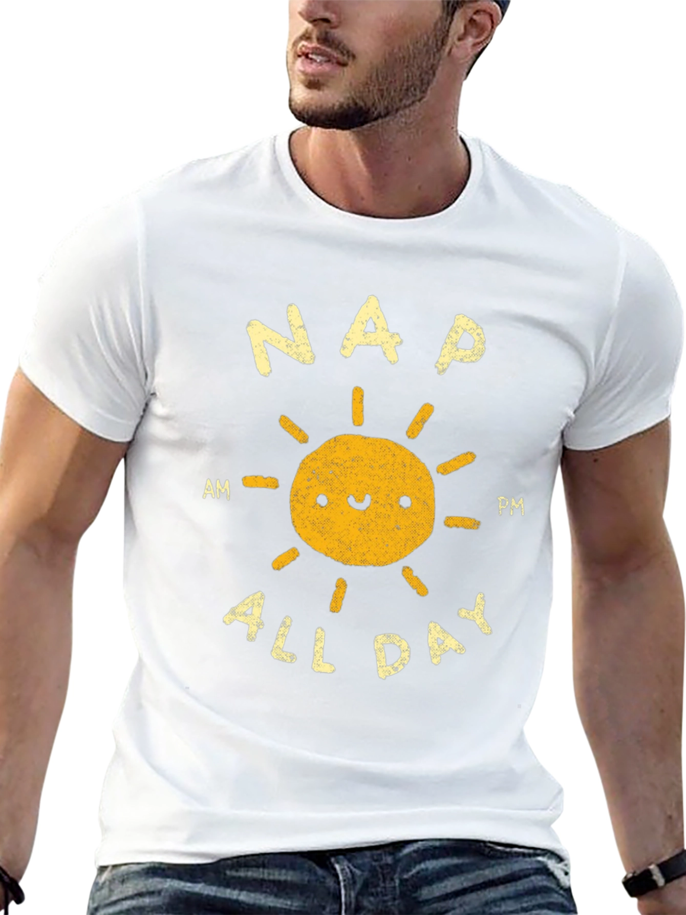 Nap All Day Graphic Tee - Comfy Black T-Shirt