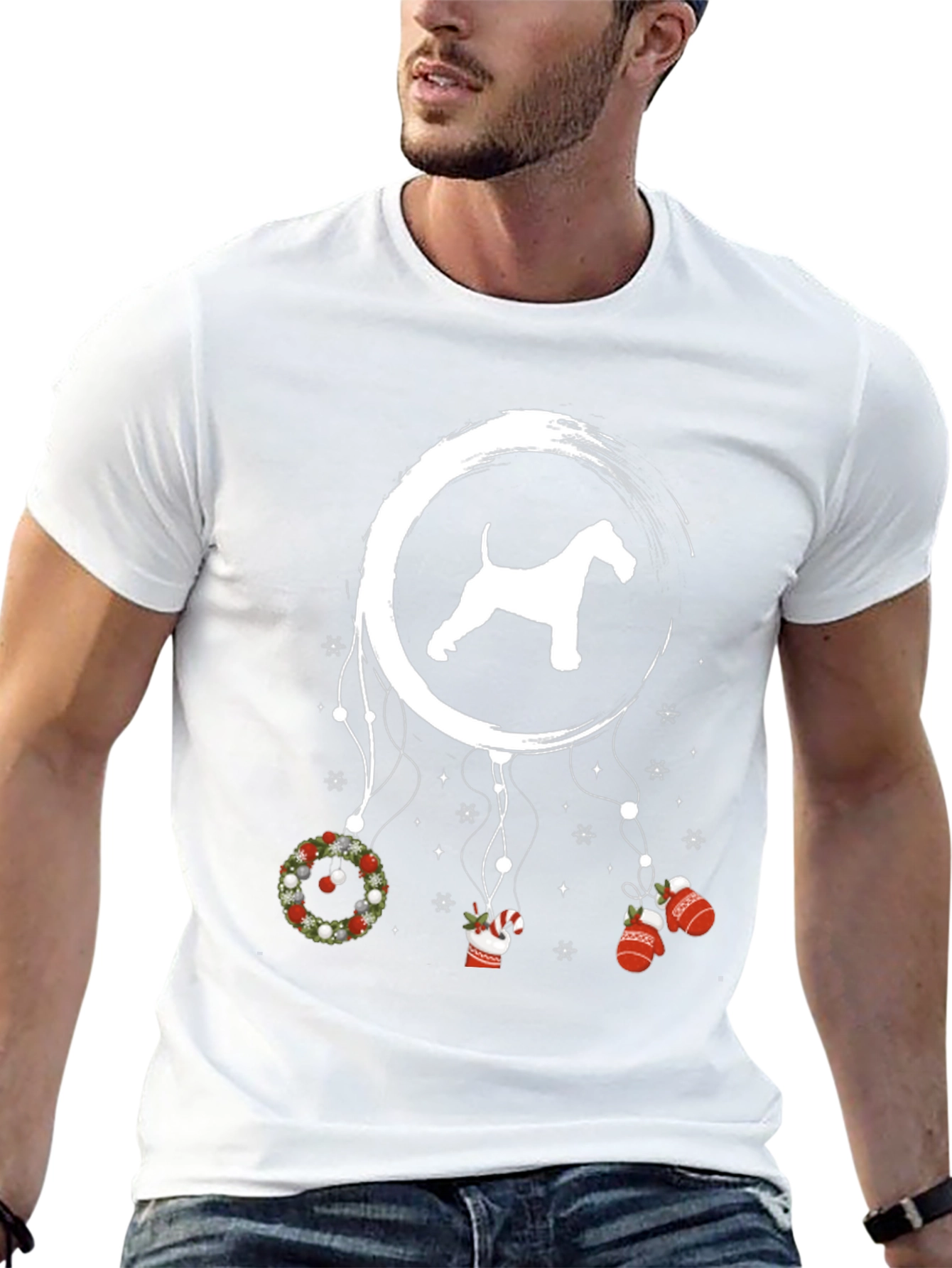 Holiday Dog Dreamcatcher T-Shirt