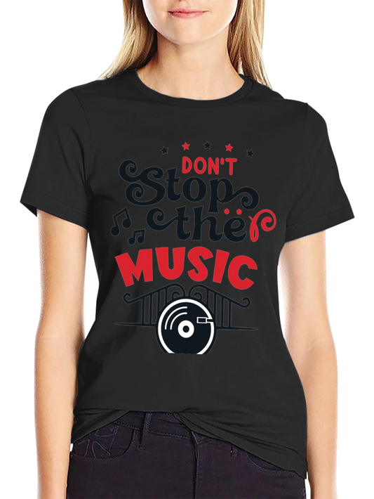 Dont Stop the Music Graphic Tee