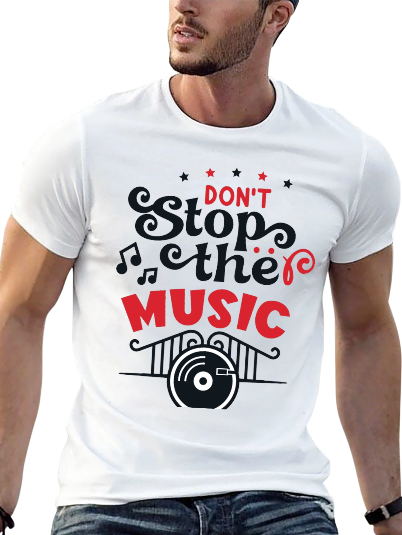 Dont Stop the Music Graphic Tee