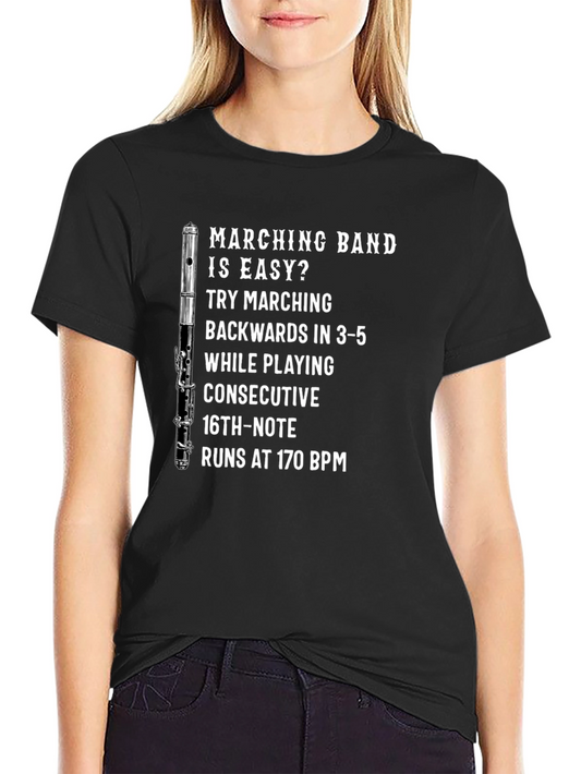 Marching Band Music Humor T-Shirt