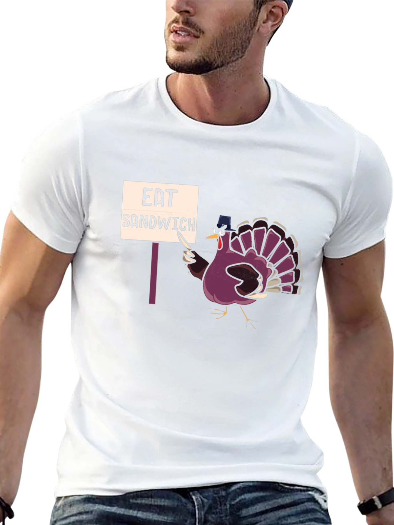 Eat Sandwich Turkey Humor T-Shirt