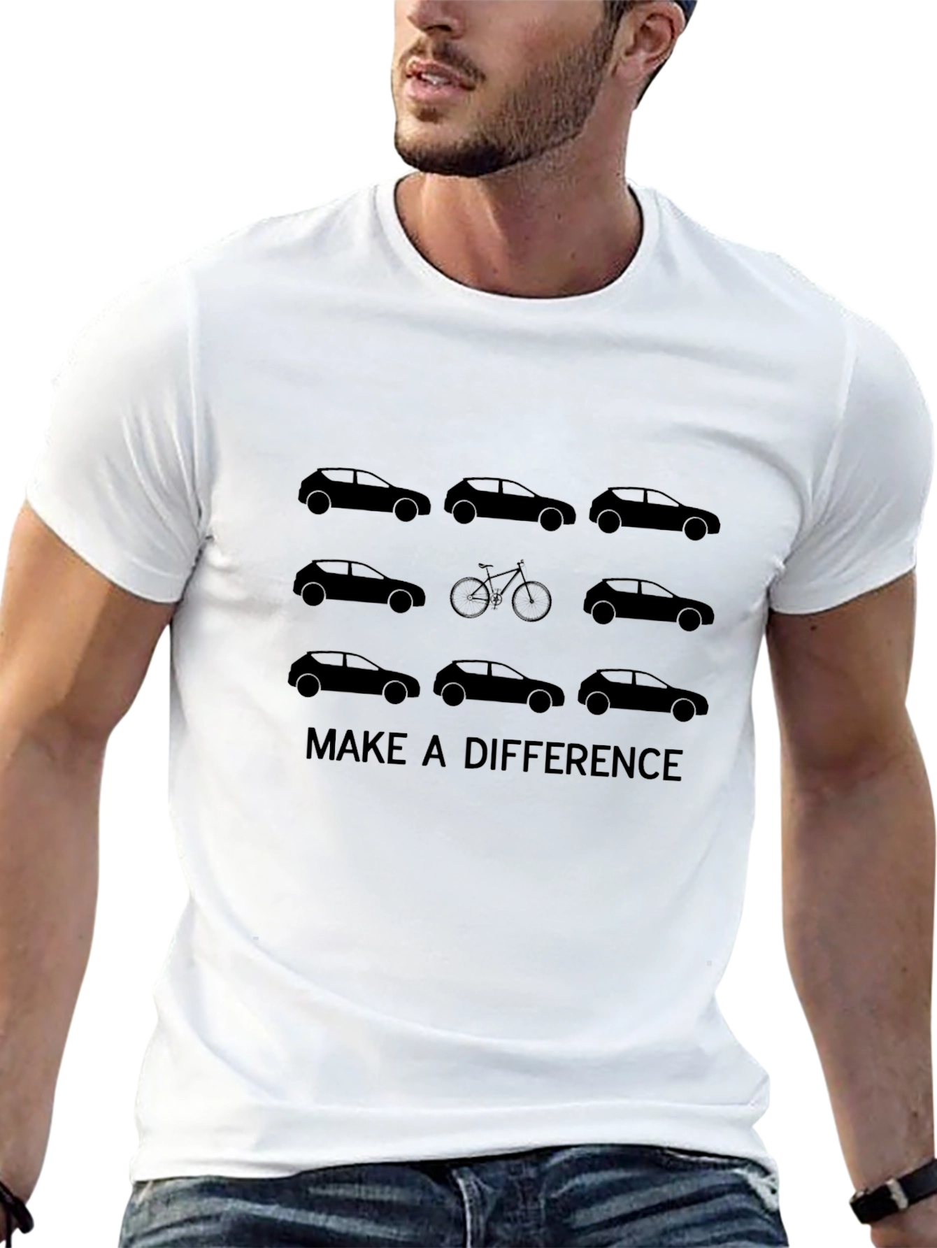 Eco-Friendly T-Shirt: Make a Difference with a Bike!