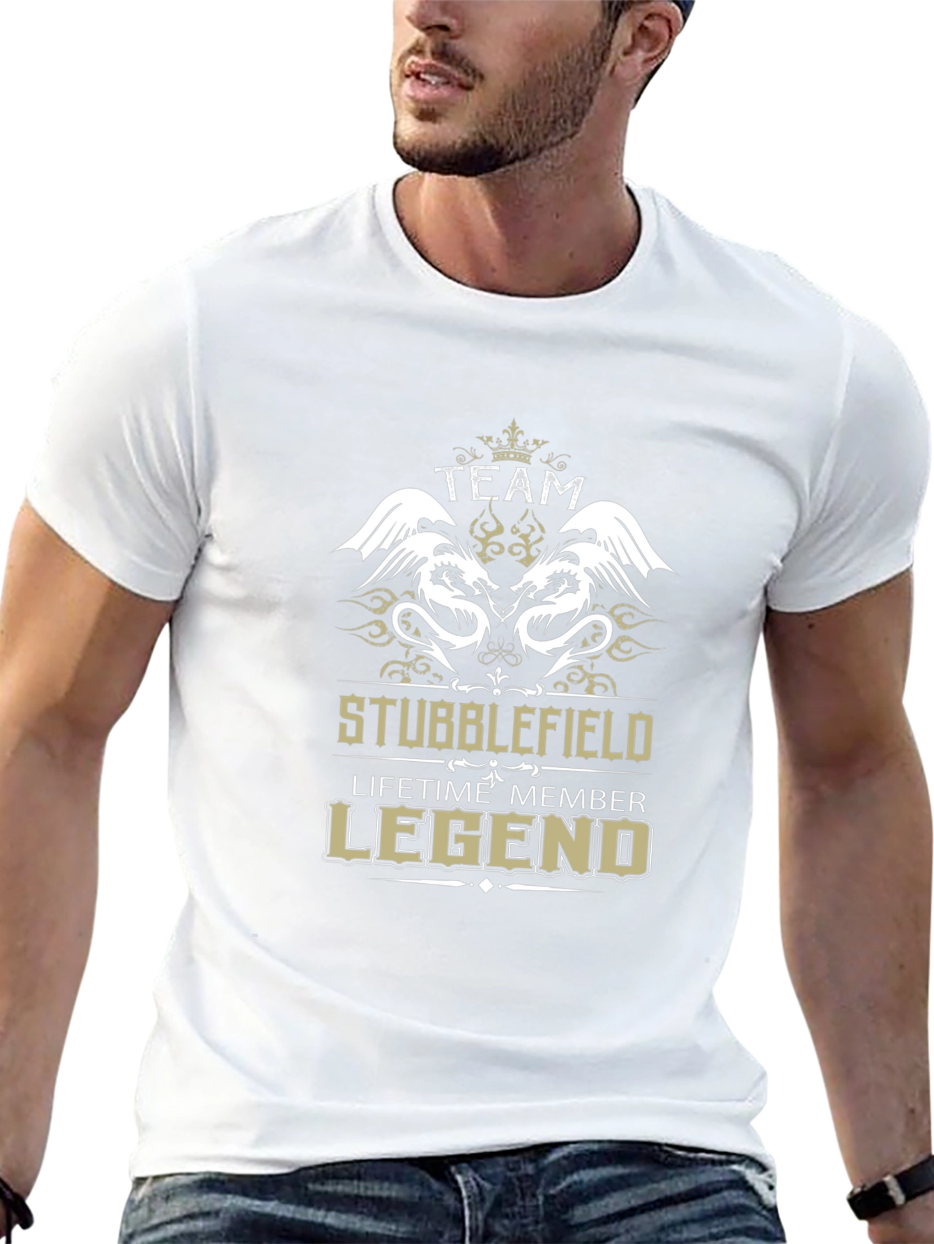 Stubblefield Team Legend Black T-Shirt