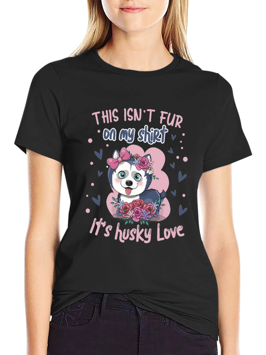 Husky Love T-Shirt - Dog Lover Tee