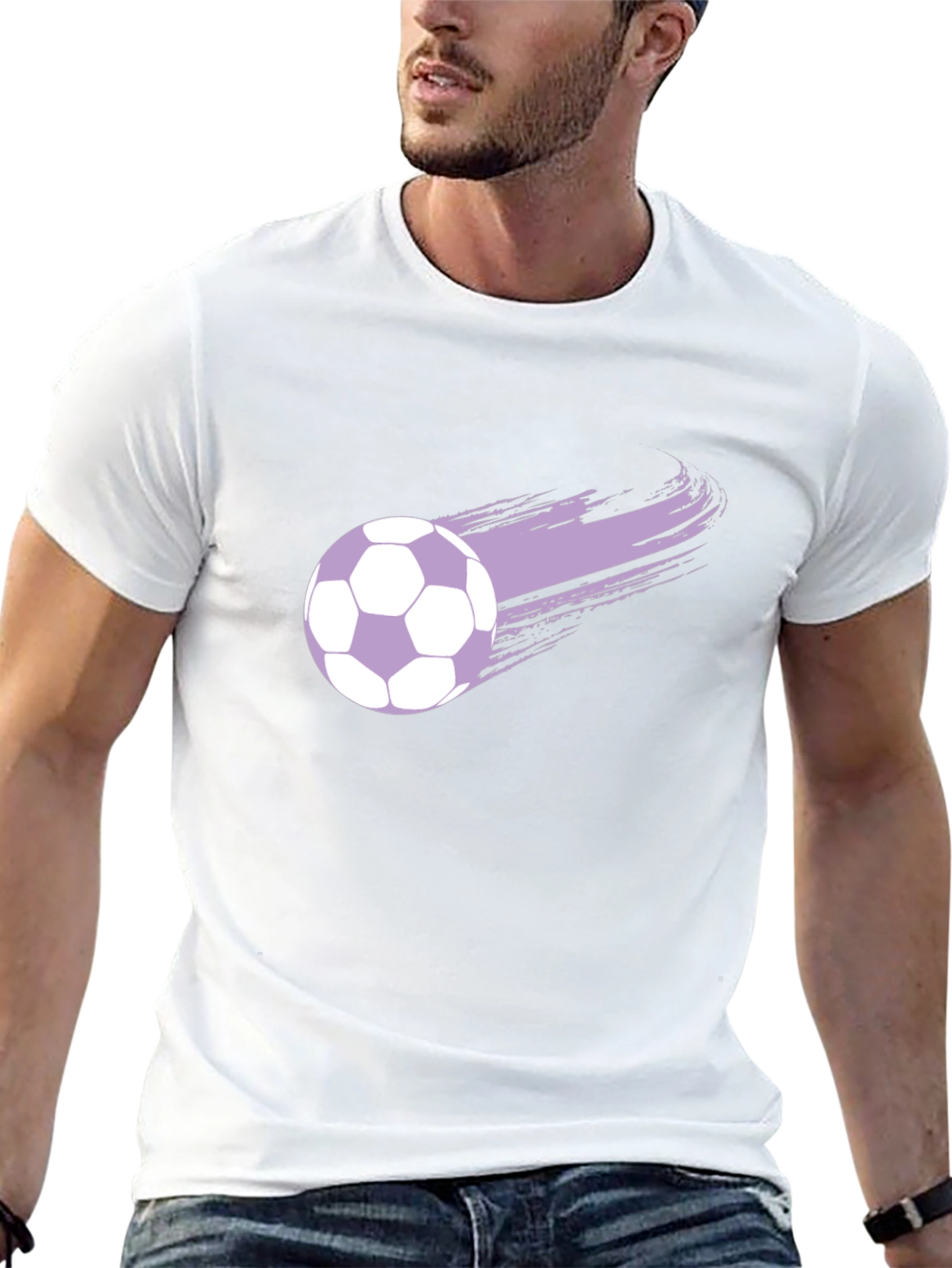 Soccer Ball Graphic T-Shirt - Stylish & Unique