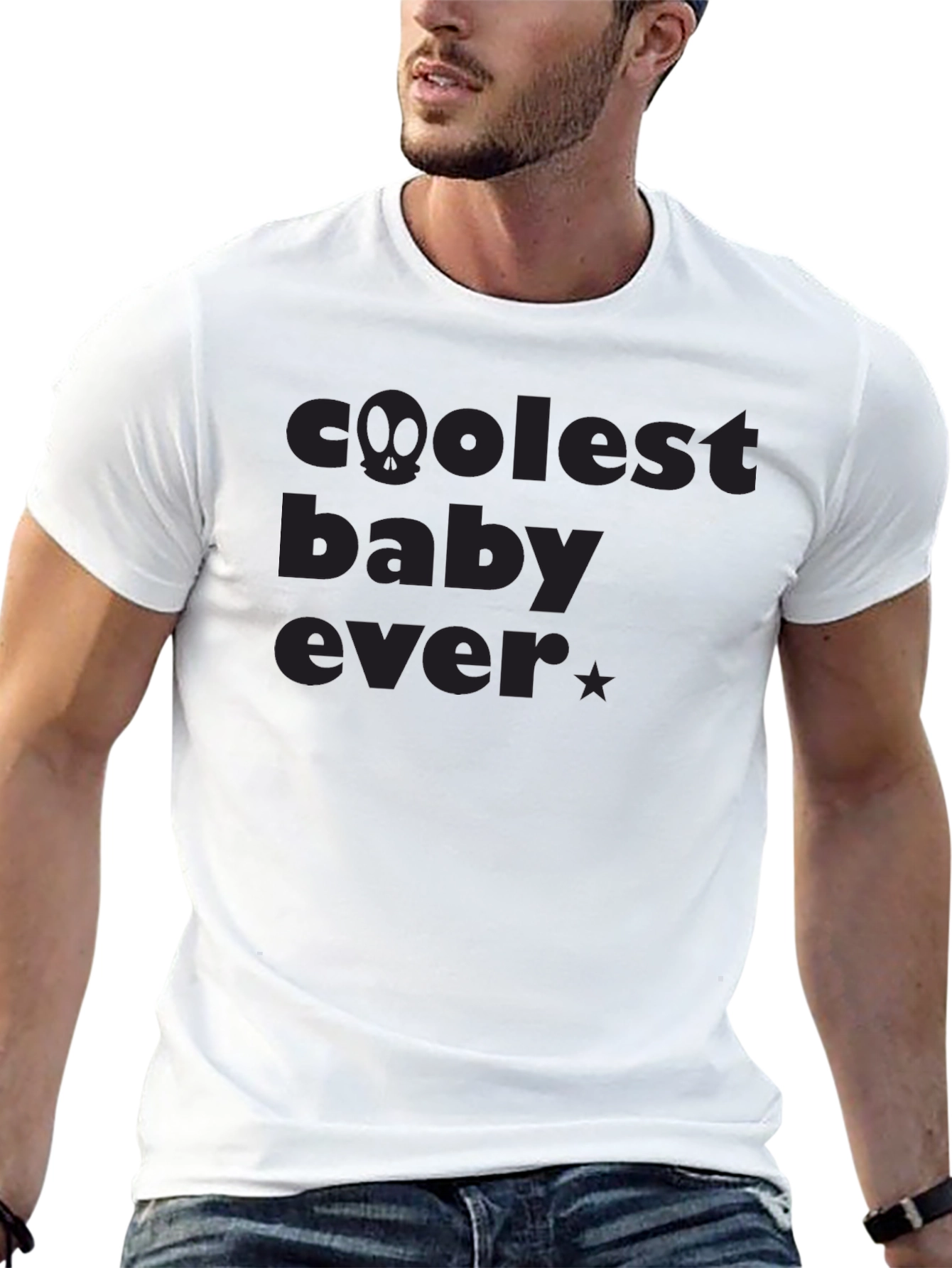 Coolest Baby Ever Black Graphic Tee