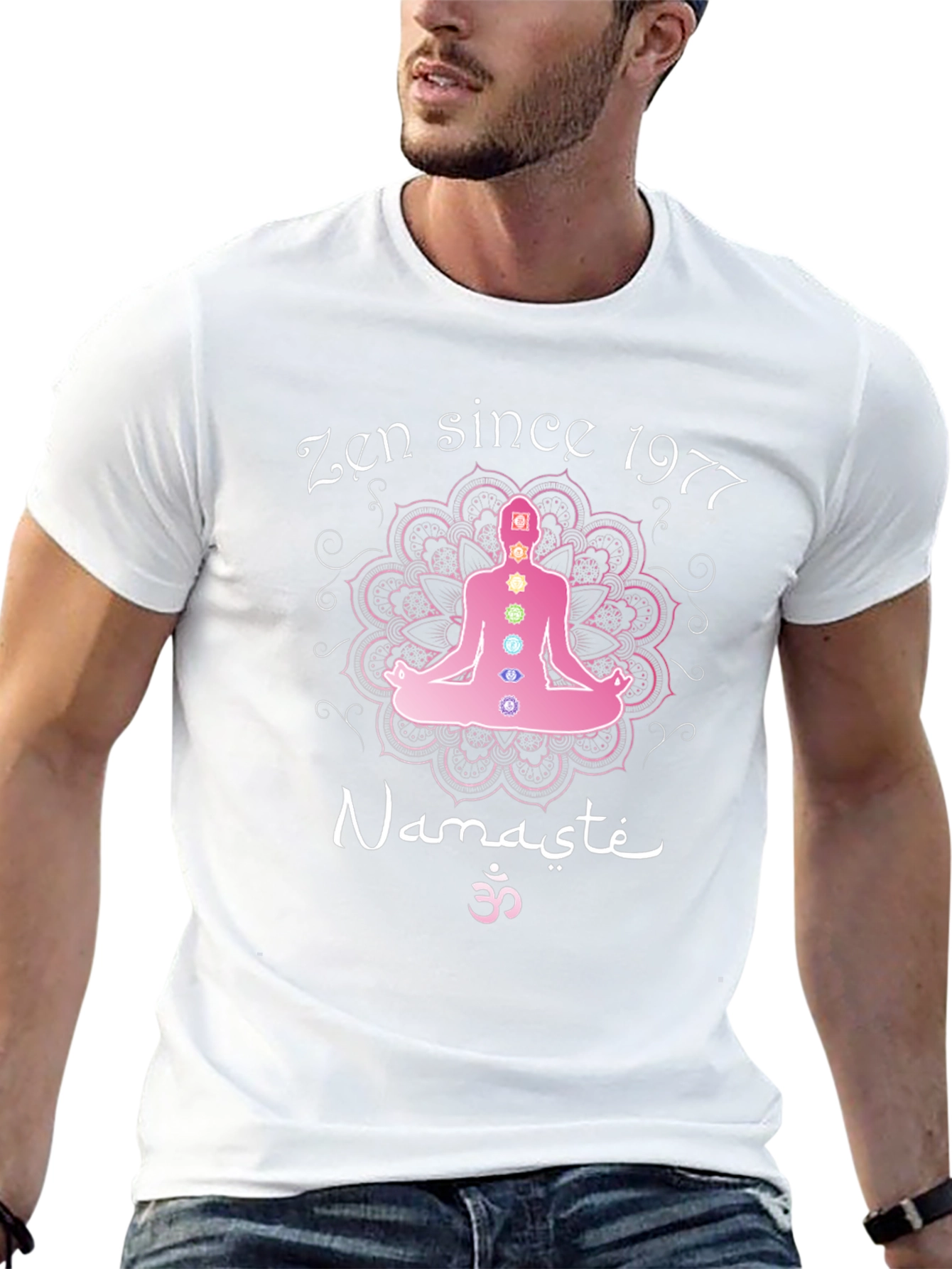 Zen Since 1977 Namaste Chakra T-Shirt