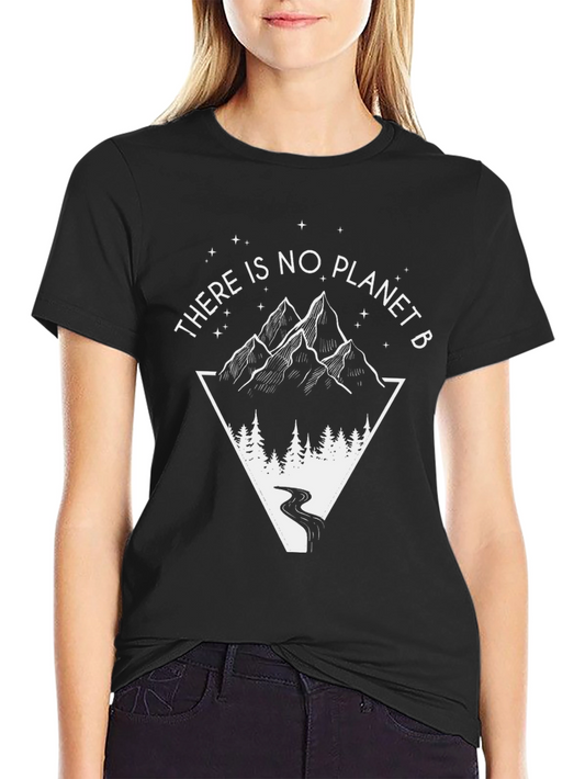 There is No Planet B Graphic Tee - Eco-Friendly Style