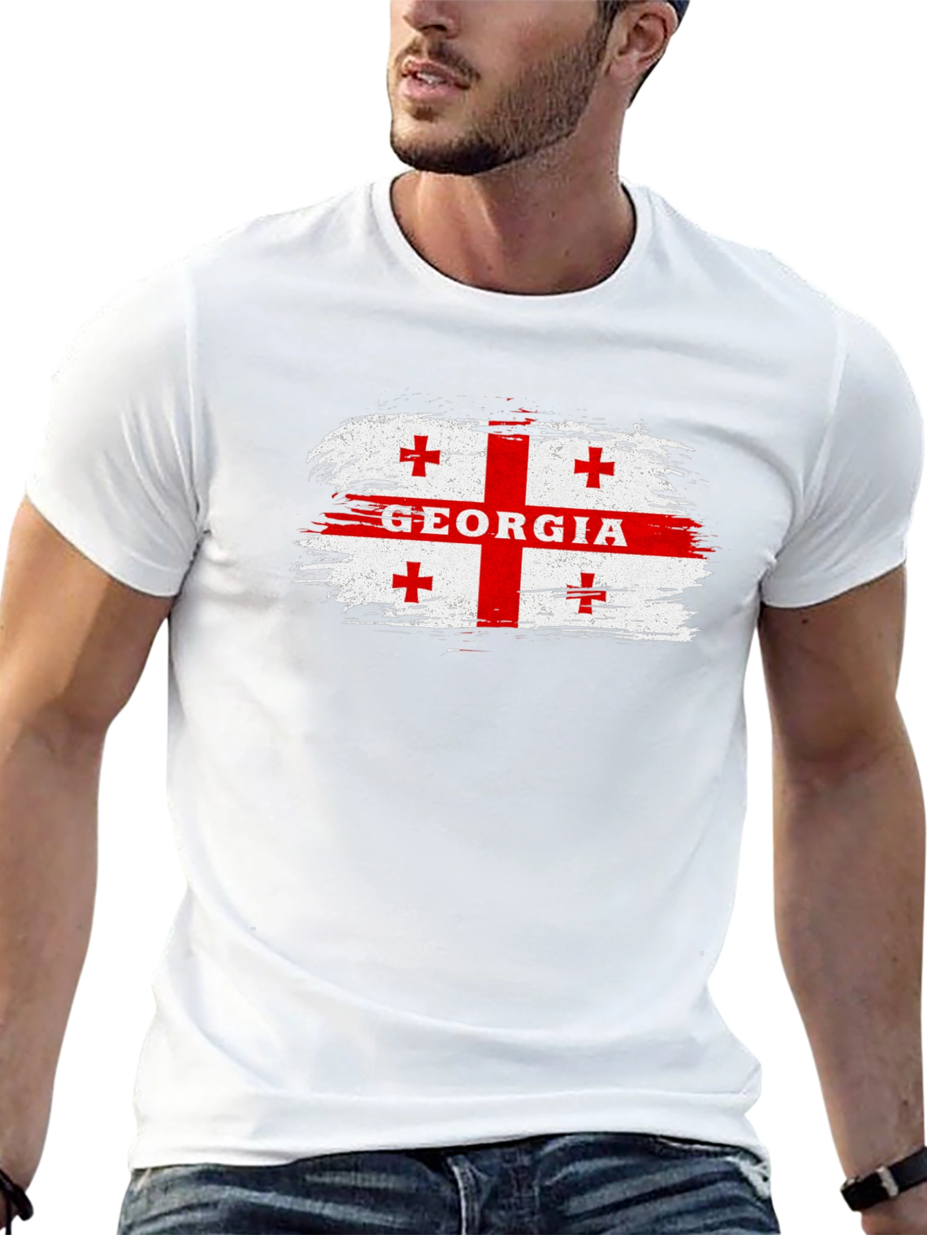 Georgia Flag T-Shirt - Stylish Country Pride Tee