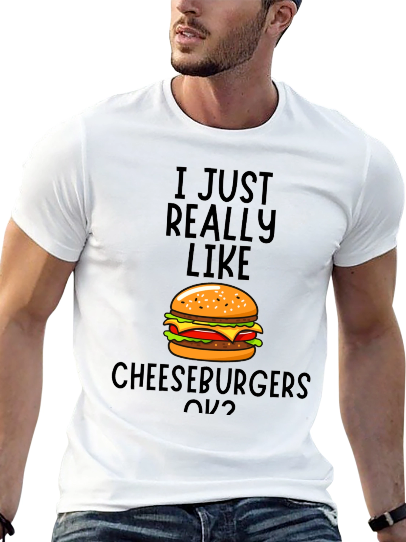 Cheeseburger Lover T-Shirt - Funny Foodie Tee