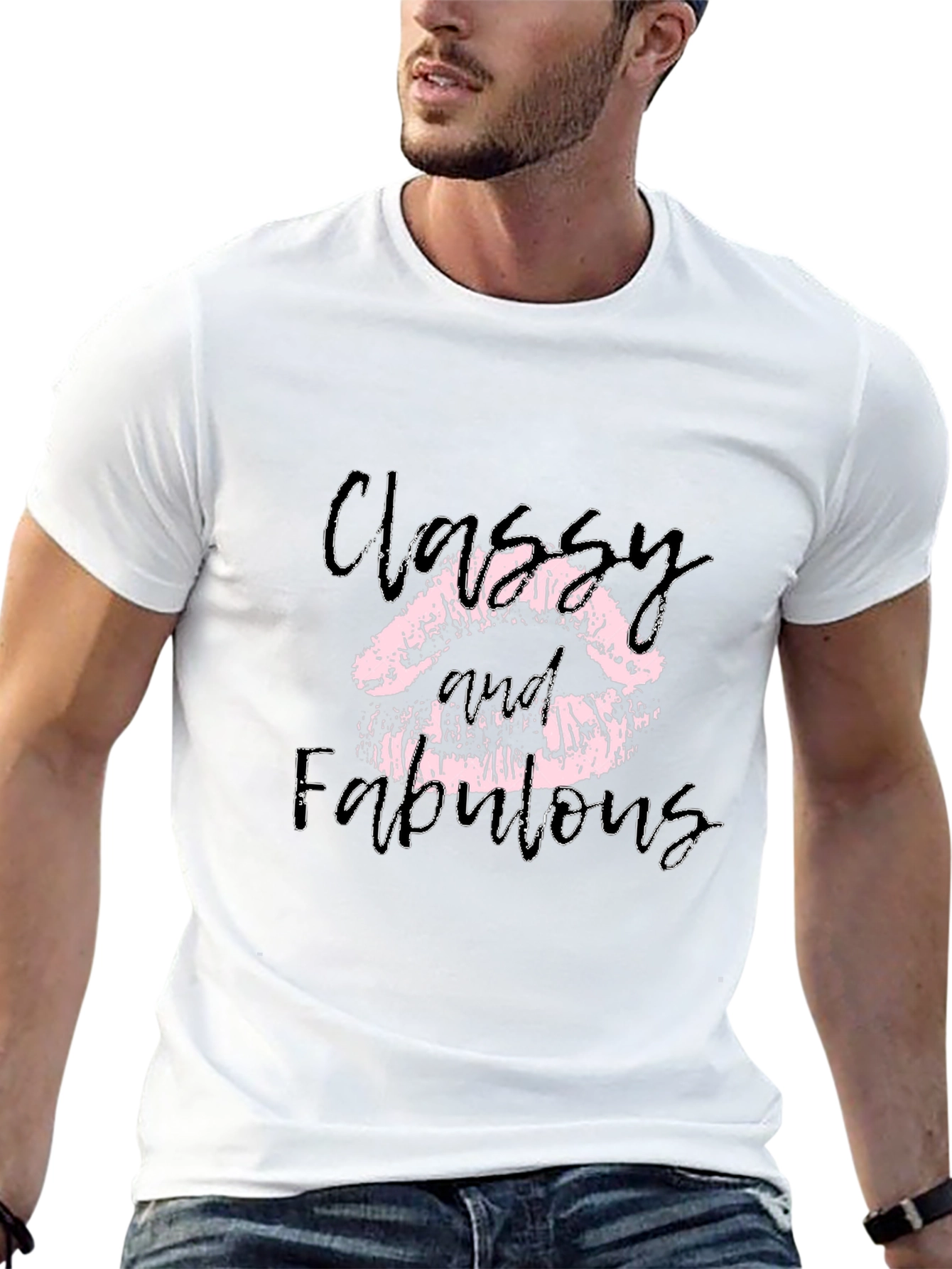 Classy & Fabulous Lips Graphic Tee