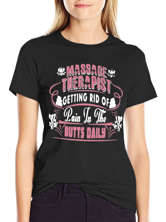 Massage Therapist Humor Graphic T-Shirt