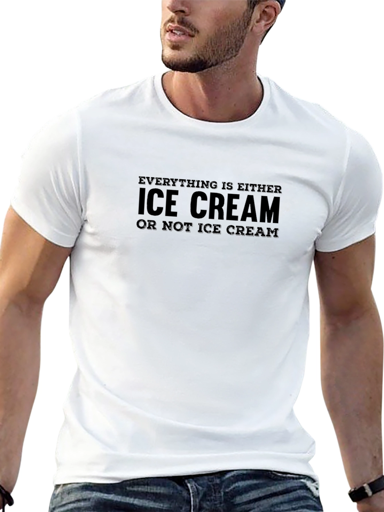 Ice Cream Graphic Tee - Funny Novelty Shirt