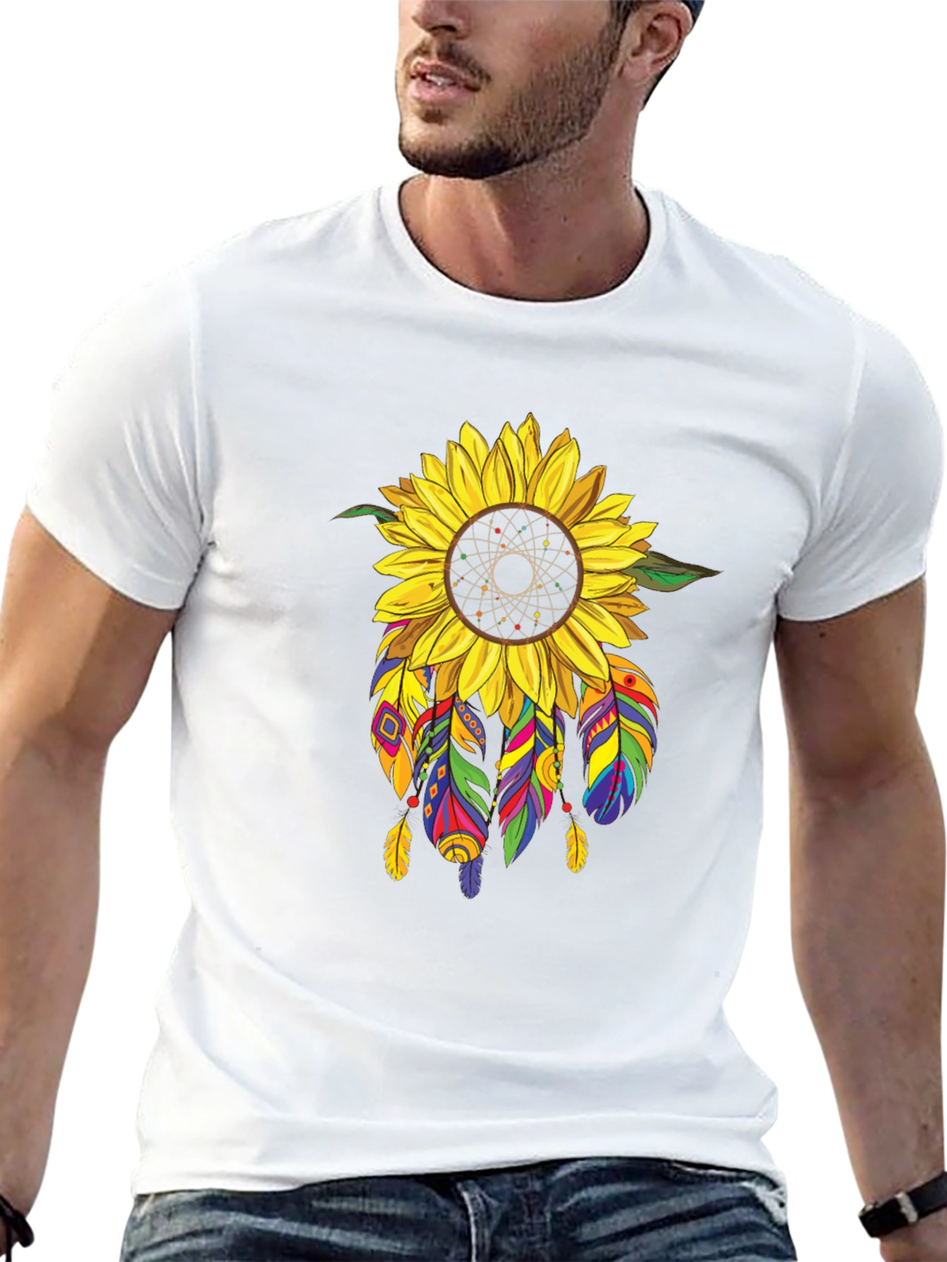Sunflower Dreamcatcher Graphic Tee