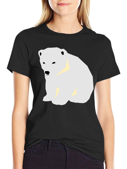 Polar Bear Graphic Tee - Black