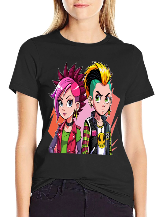 Punk Cartoon T-Shirt - Edgy Style