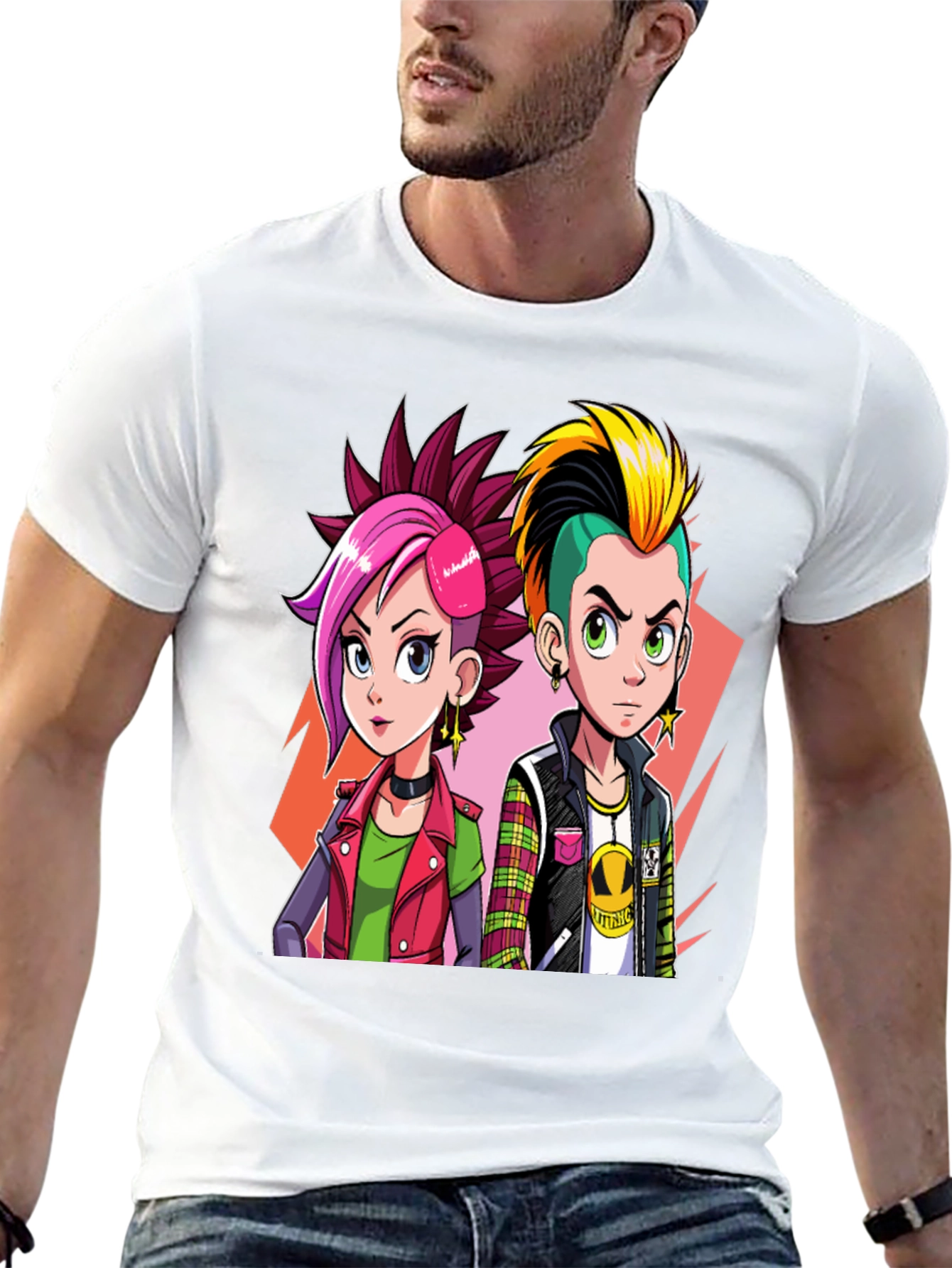 Punk Cartoon T-Shirt - Edgy Style