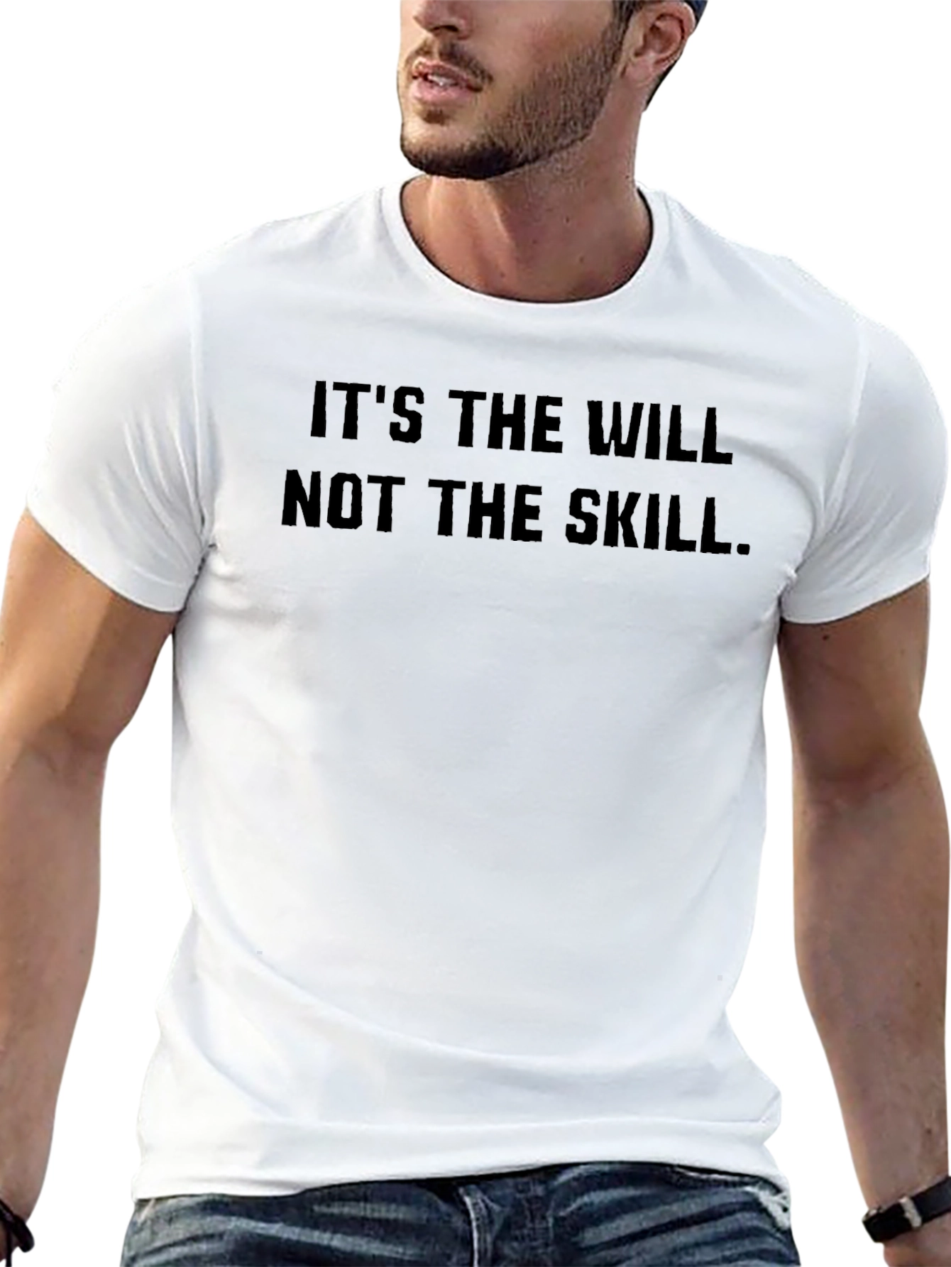 Will Not Skill Black T-Shirt