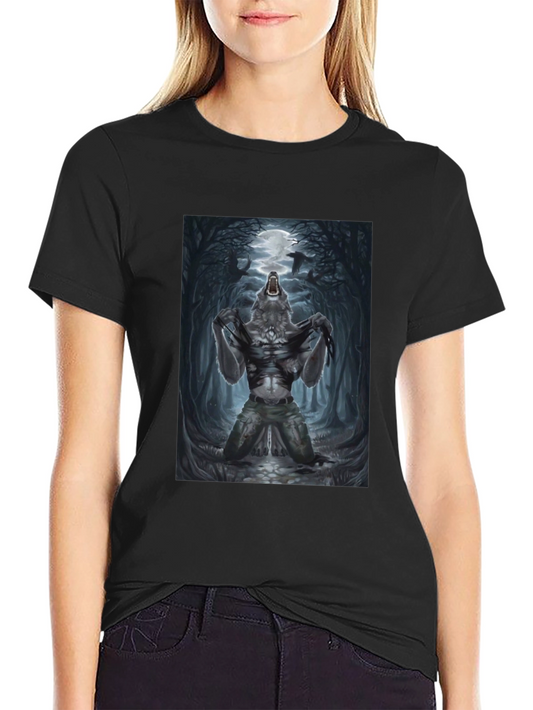 Werewolf Moon Graphic T-Shirt