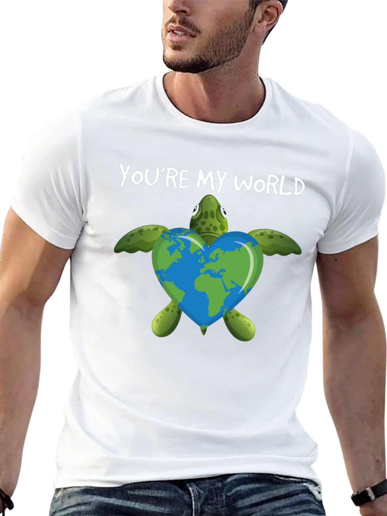 Youre My World Turtle Graphic Tee