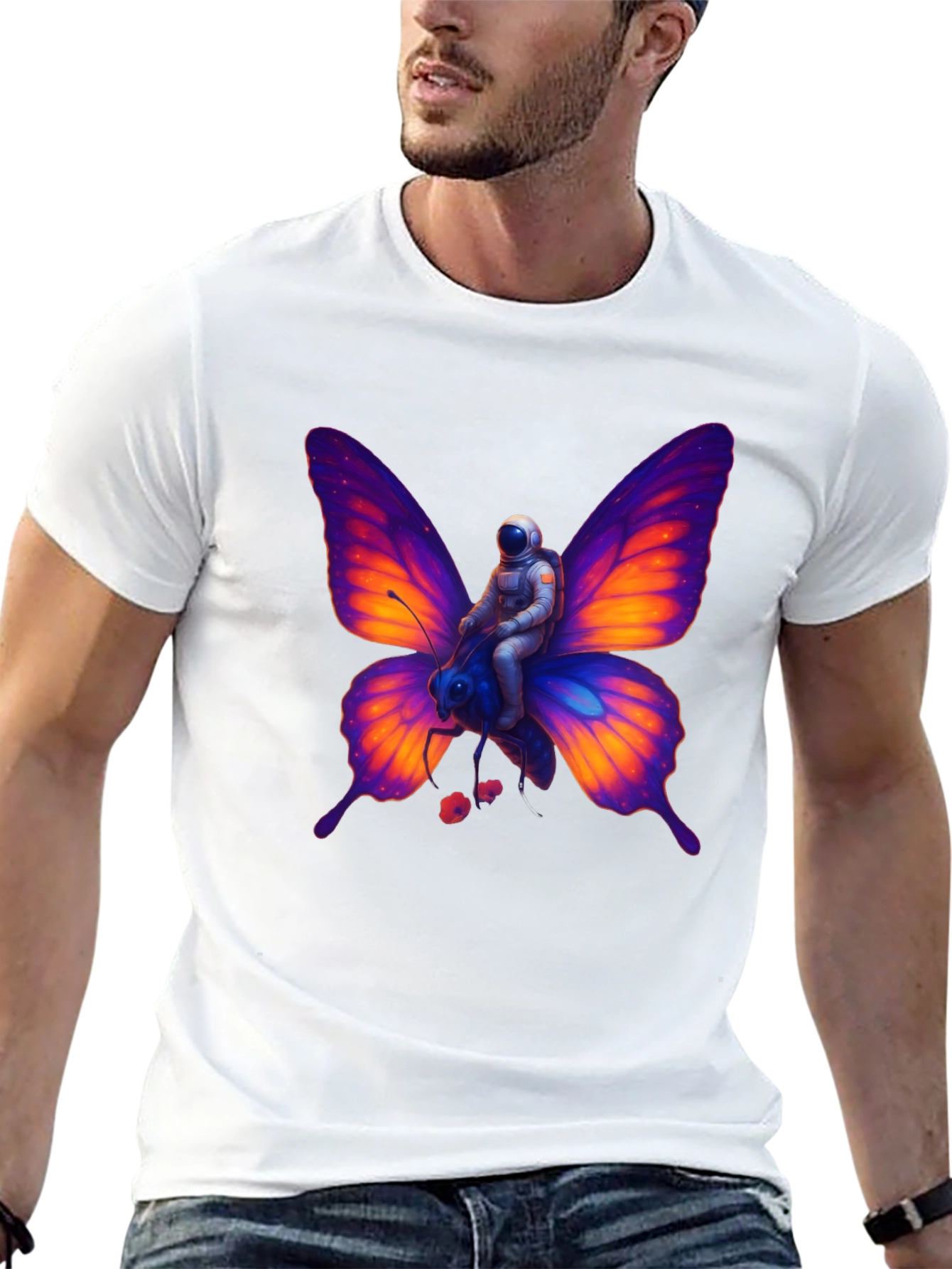 Astronaut Butterfly T-Shirt