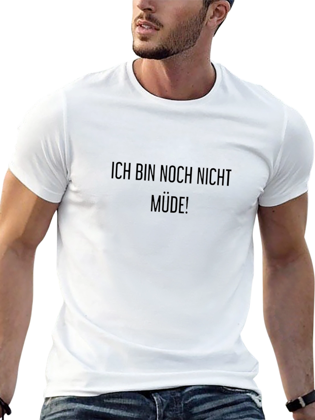 Ich Bin Noch Nicht Müde! Black T-Shirt