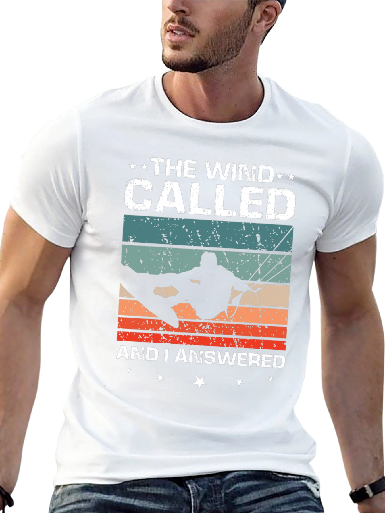 The Wind Called and I Answered Kiteboarding T-Shirt