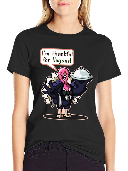 Thankful Turkey Vegan T-Shirt