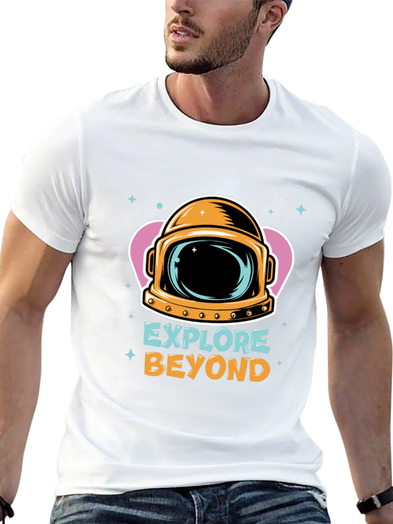 Explore Beyond Black Graphic T-Shirt