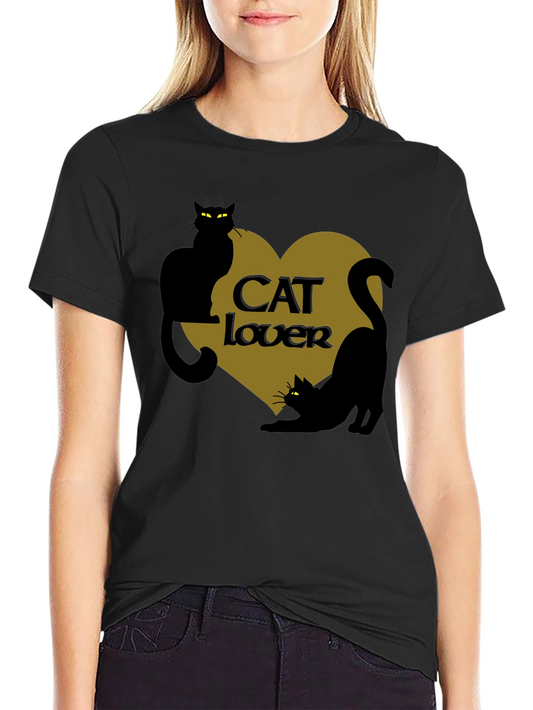 Cat Lover Graphic T-Shirt