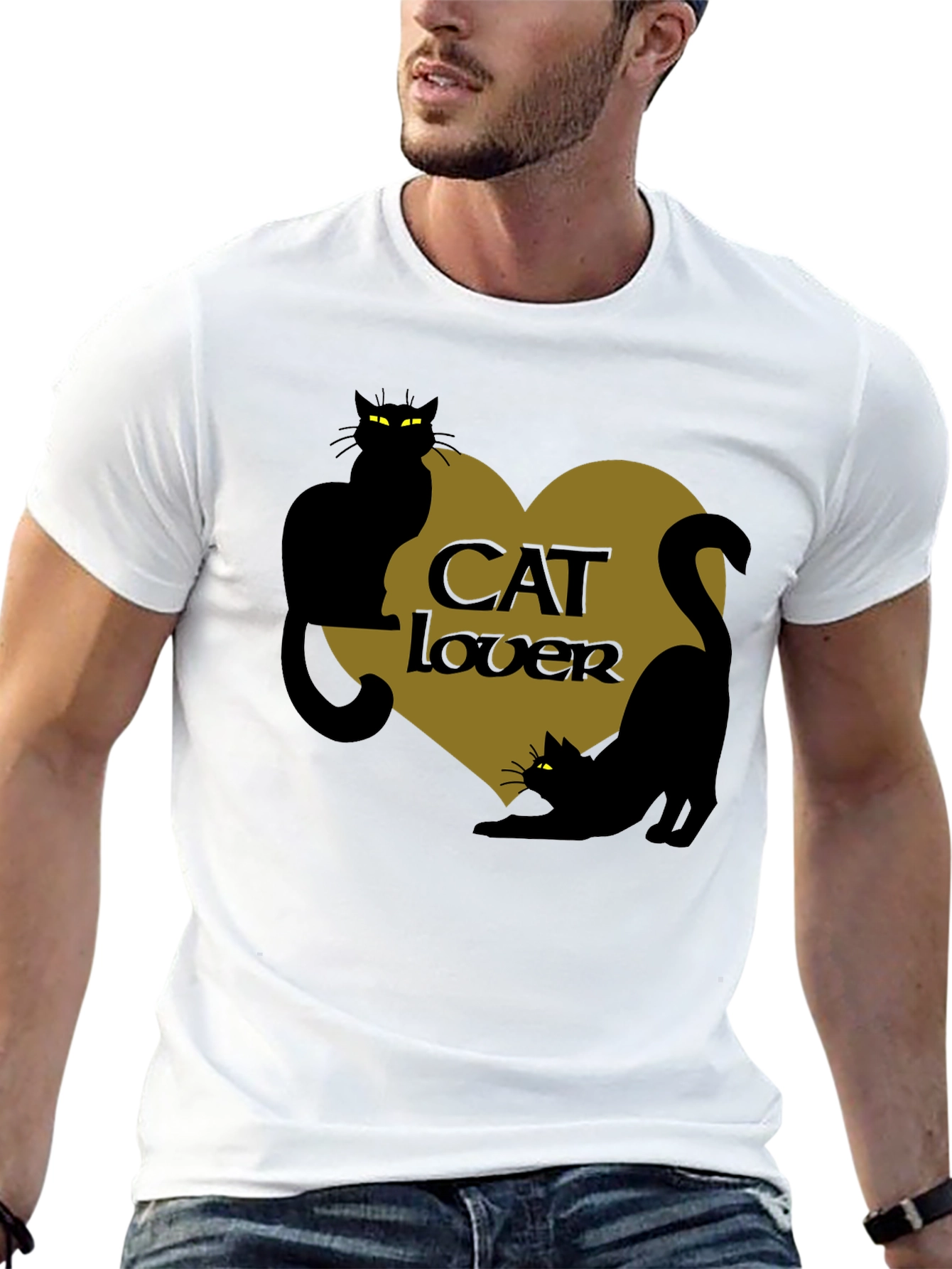 Cat Lover Graphic T-Shirt