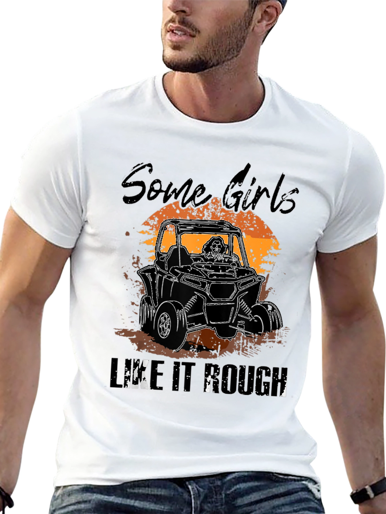 Some Girls Like It Rough Black T-Shirt