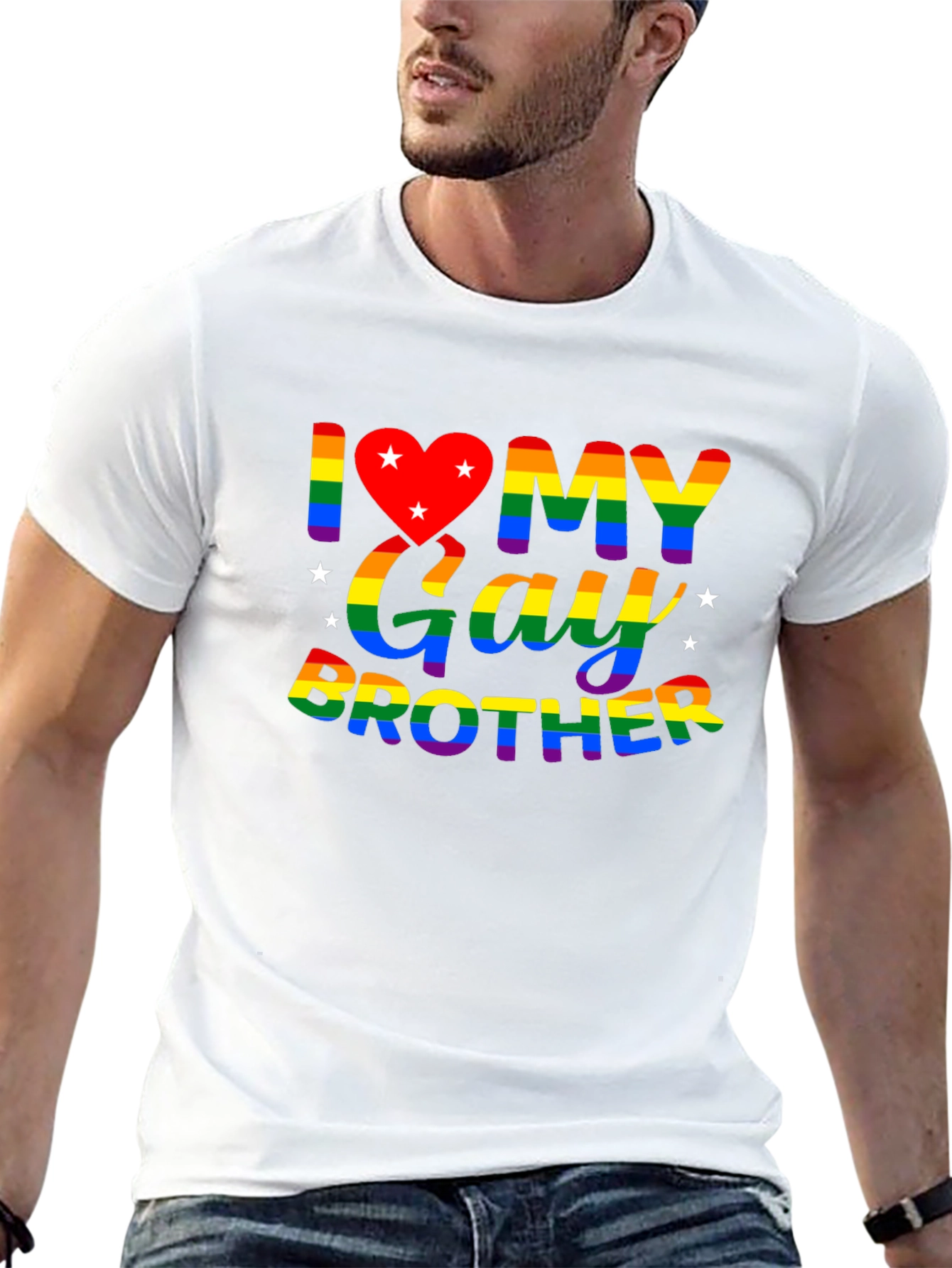 I Heart My Gay Brother Pride T-Shirt