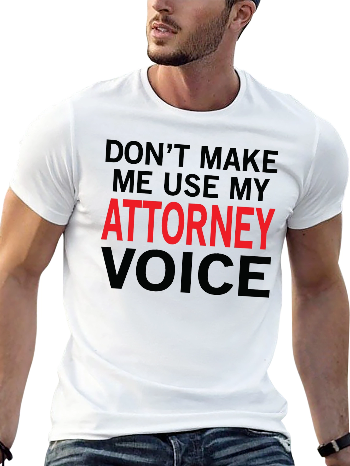 Attorney Voice Novelty Graphic T-Shirt