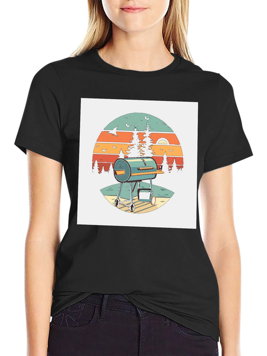 Retro BBQ Grill T-Shirt