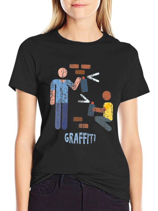 Graffiti Artist Graphic T-Shirt Urban Art Tee