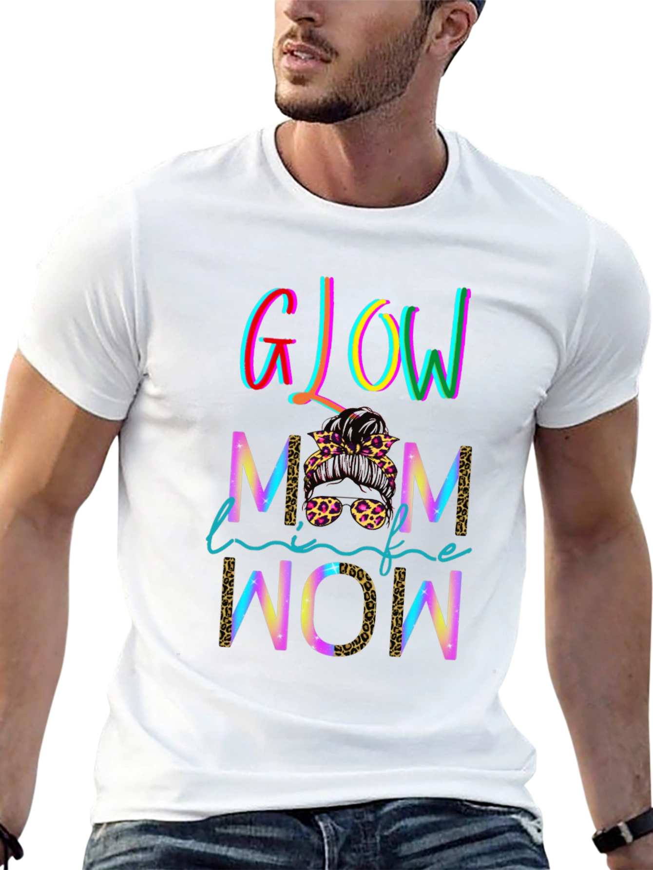 Glow Mom Life Wow T-Shirt
