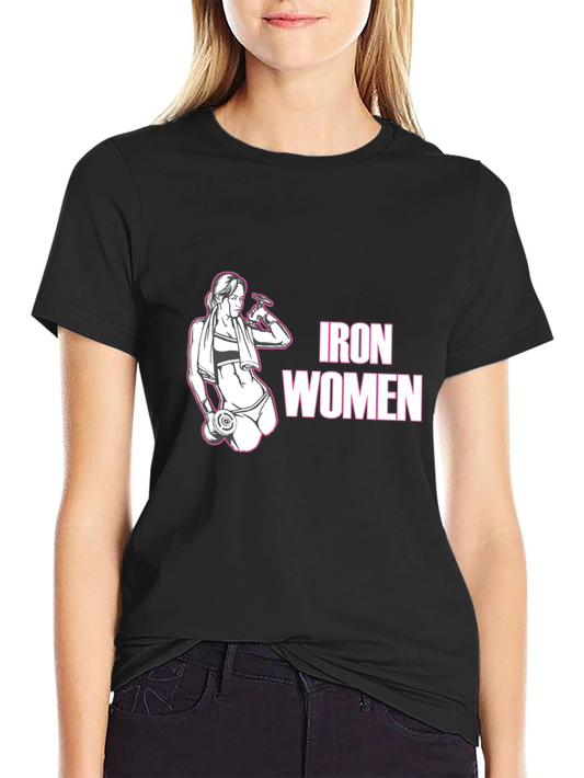 Iron Women Graphic T-Shirt - Black