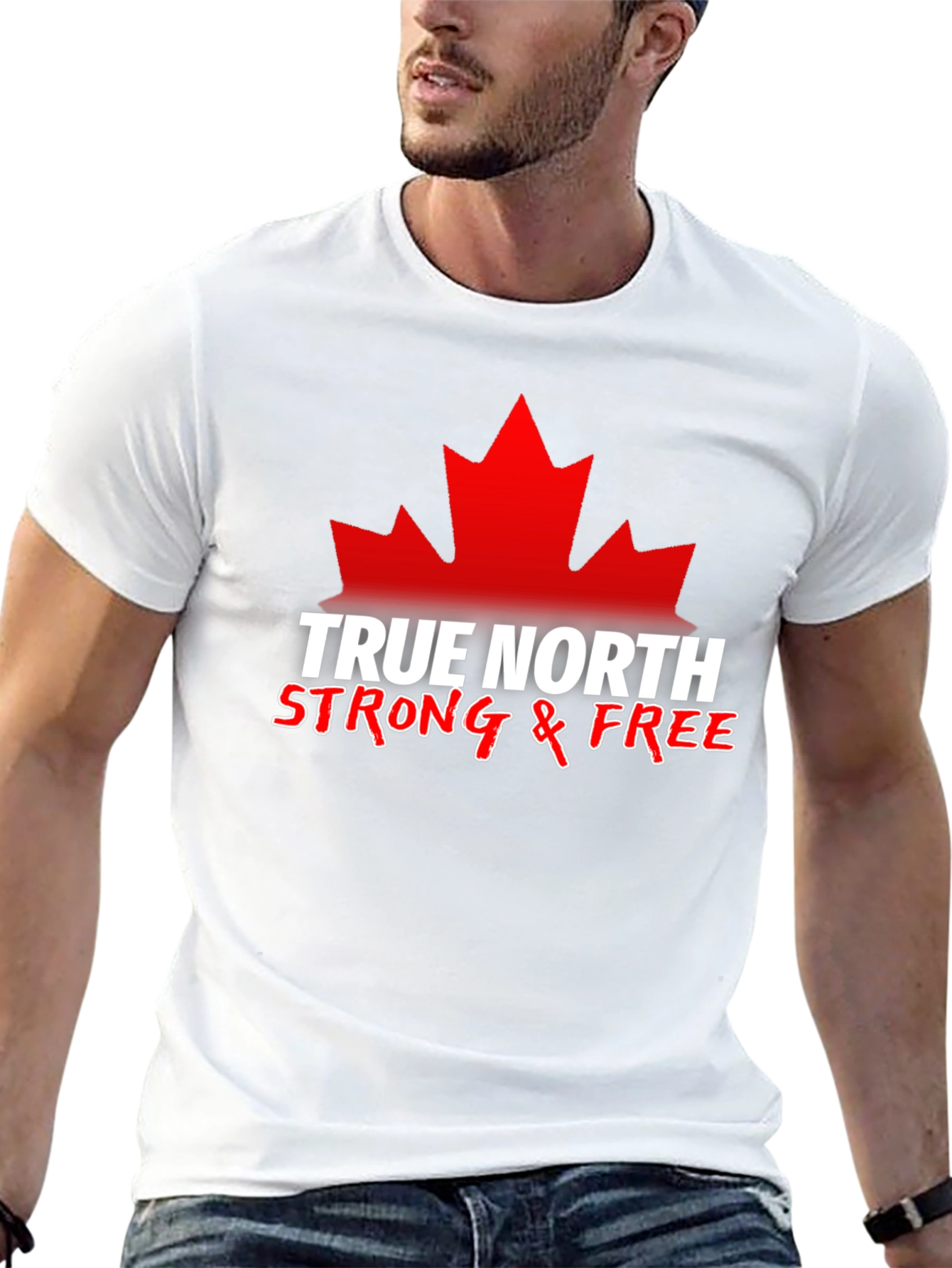 True North Strong & Free Graphic Tee