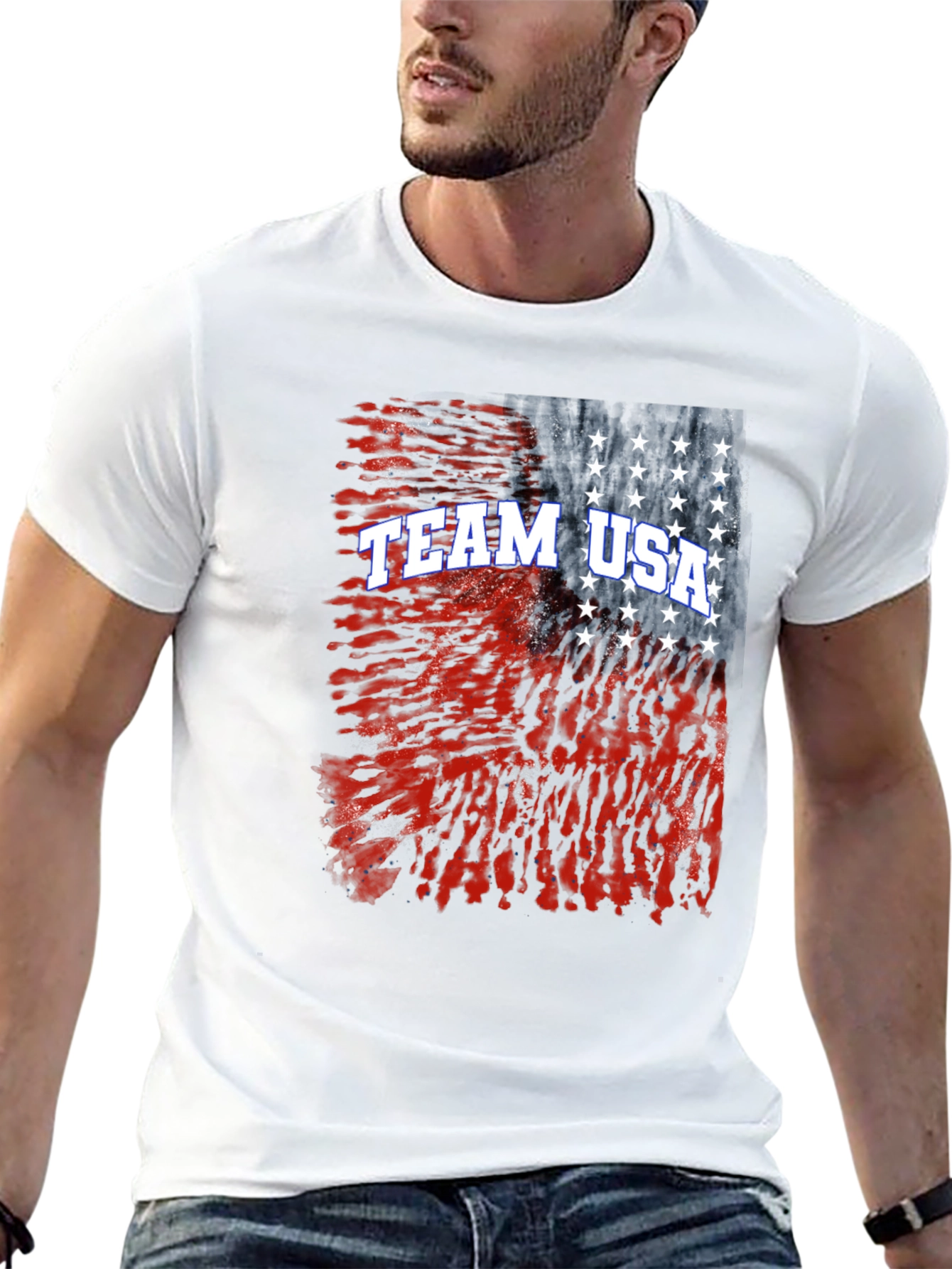 Team USA Graphic Print T-Shirt