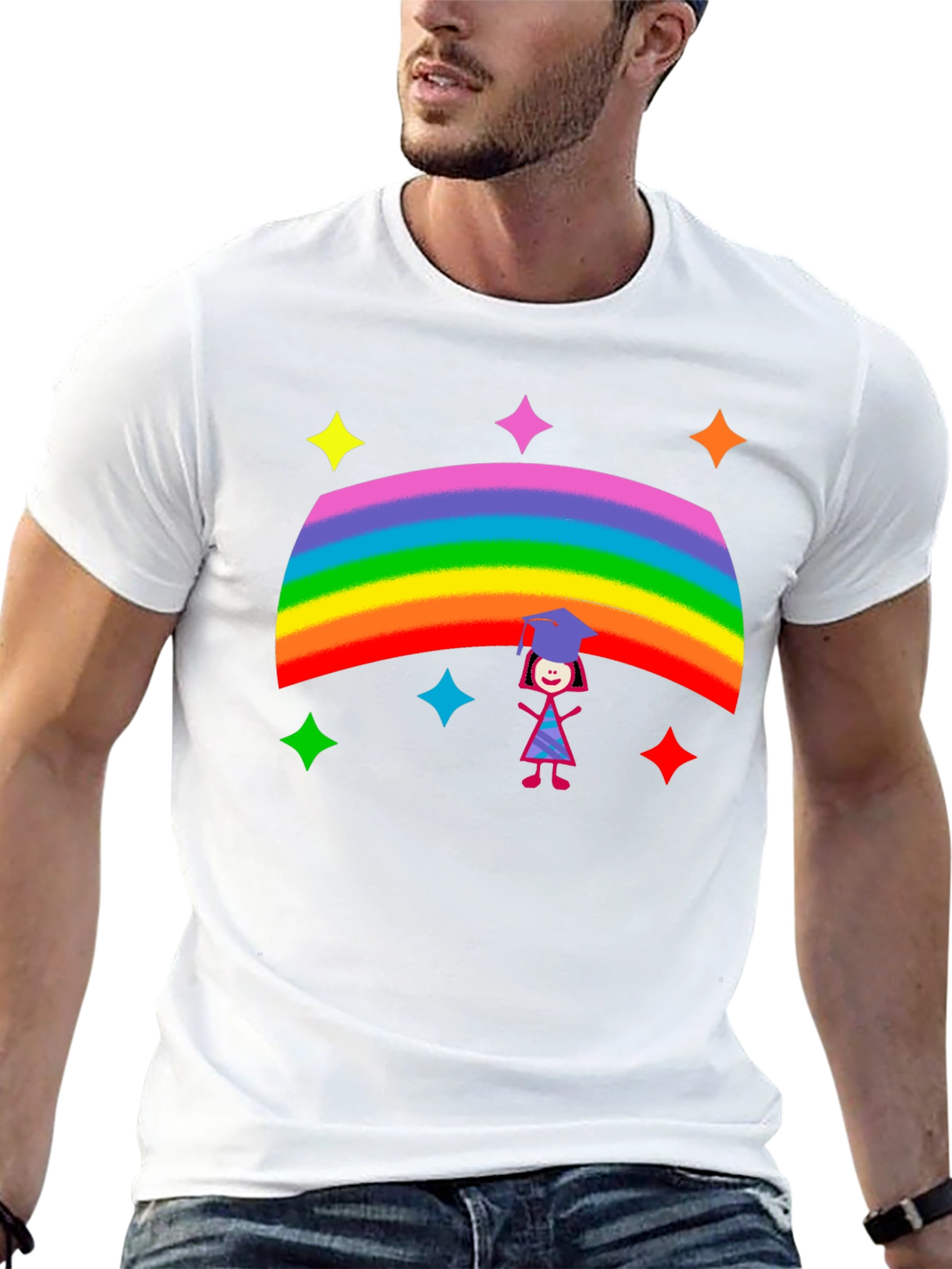 Rainbow Graduation T-Shirt