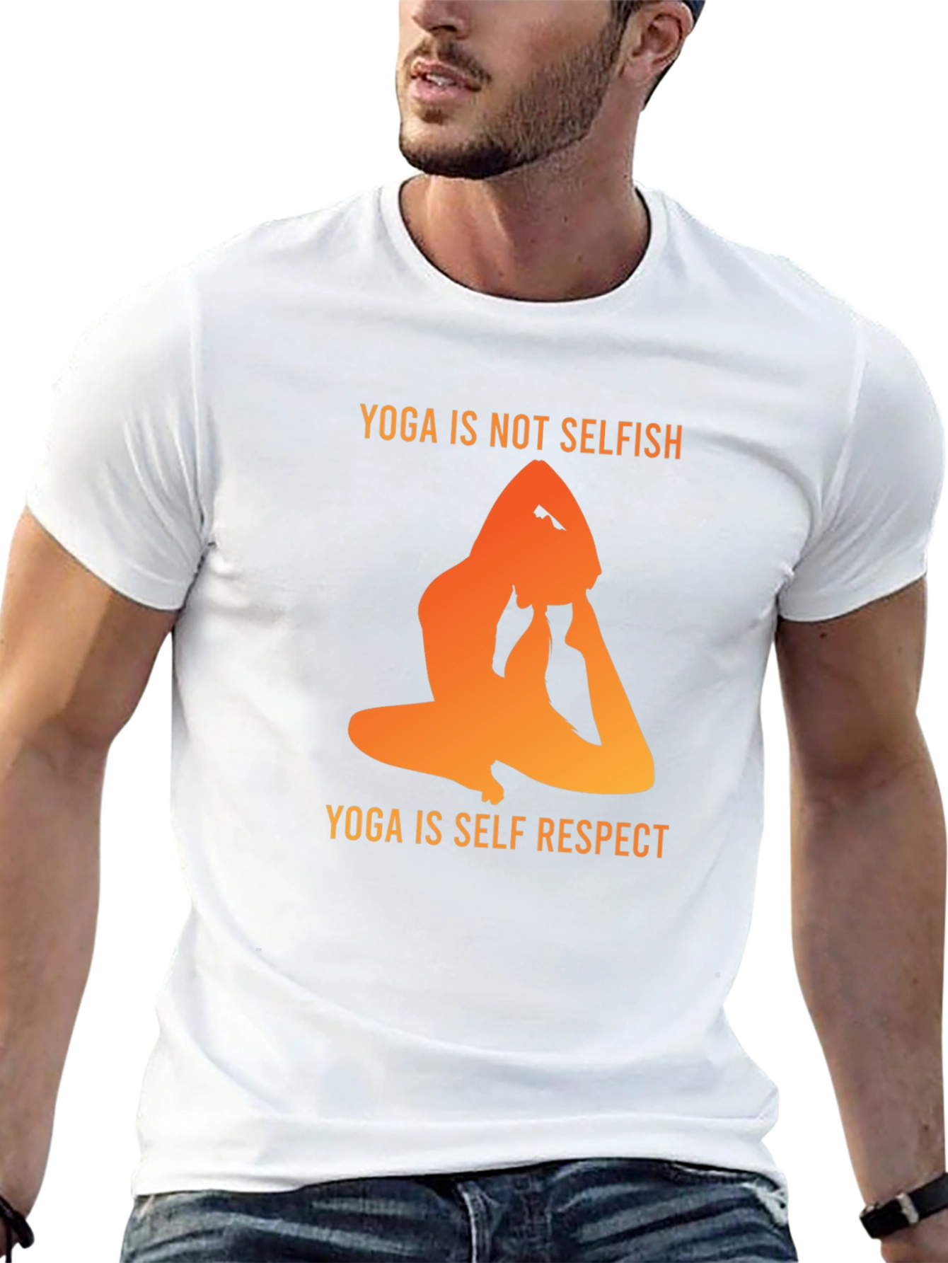 Yoga Is Not Selfish T-Shirt - Self Respect Design